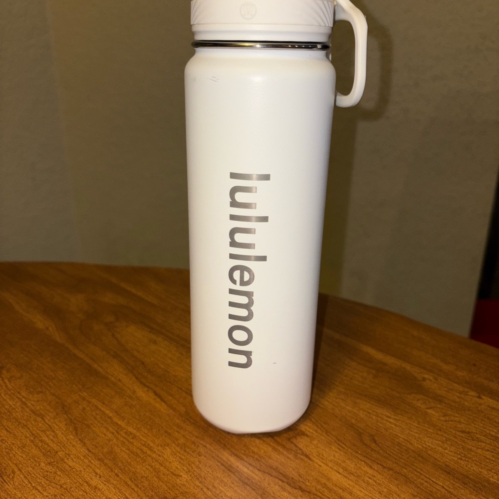 Lululemon White Water Bottle